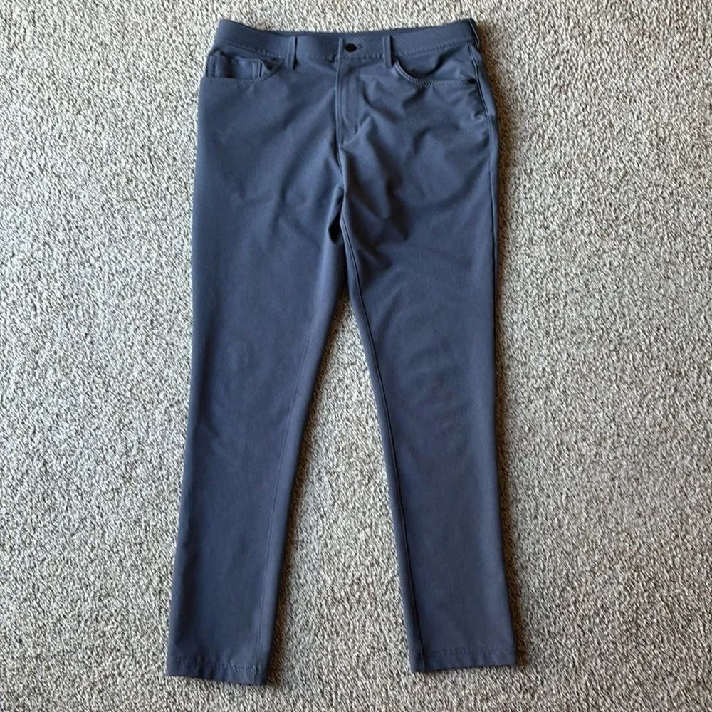 Public Rec Men’s Gray Workday 2.0 Tech Pants 5 Pocket 33